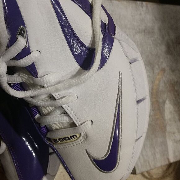 👍 Nike Zoom Air Sz 5 / 35.5 Basketball Leather. S1 - Picture 5 of 5